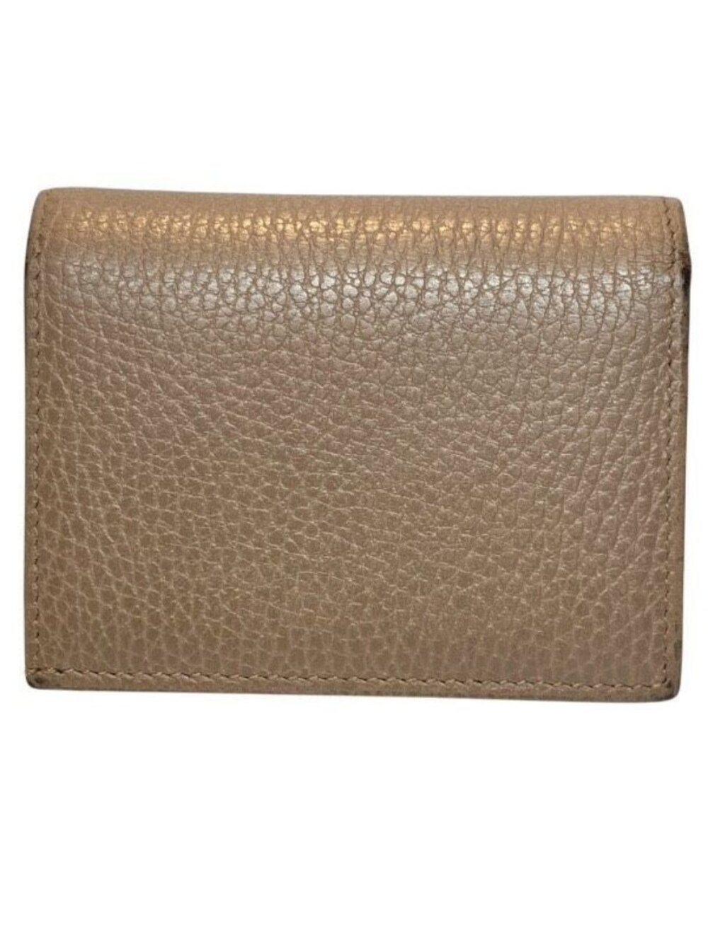 Gucci GG Marmont Beige Leather Bifold Wallet - Picture 2 of 9